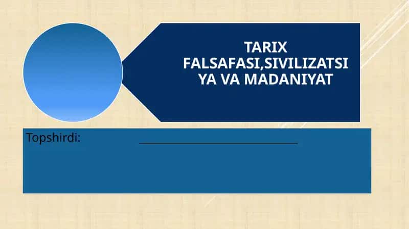 Tariх falsafasi