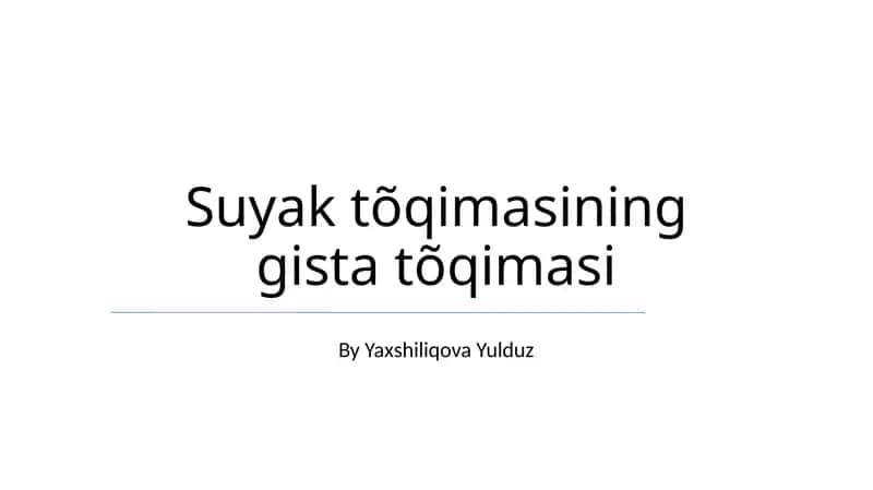 Suyak tõqimasi