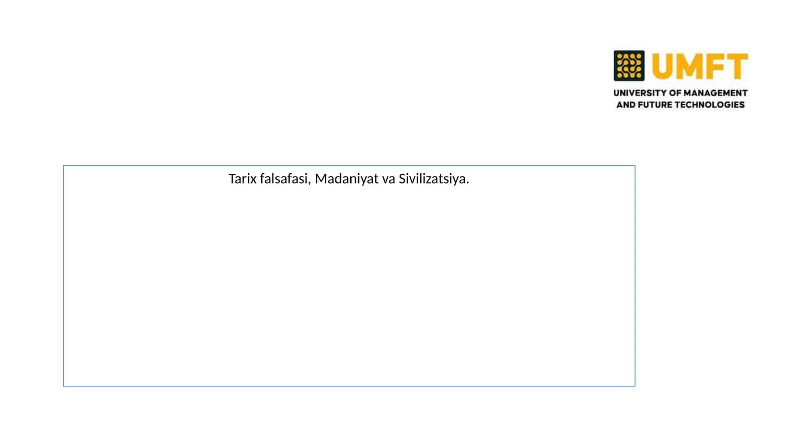 Tarix falsafasi, Madaniyat va Sivilizatsiya