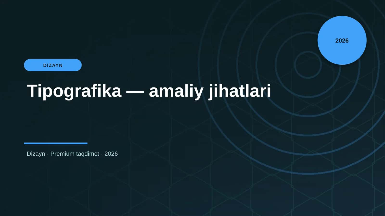 Tipografika — amaliy jihatlari