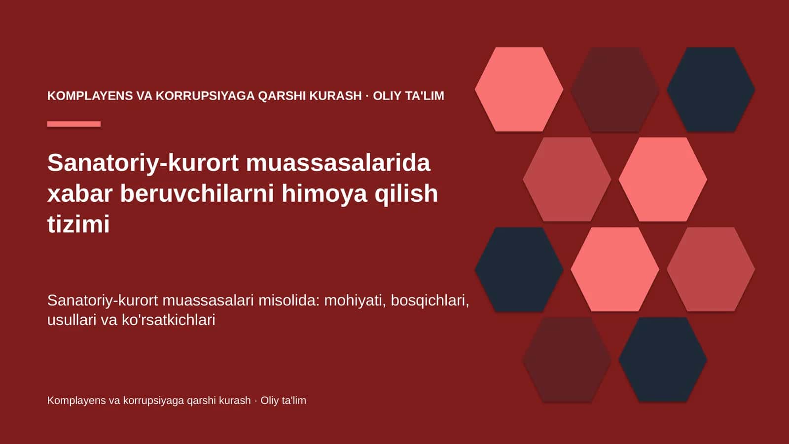 sanatoriy kurort muassasalarida xabar beruvchilarni himoya qilish tizimi 2273
