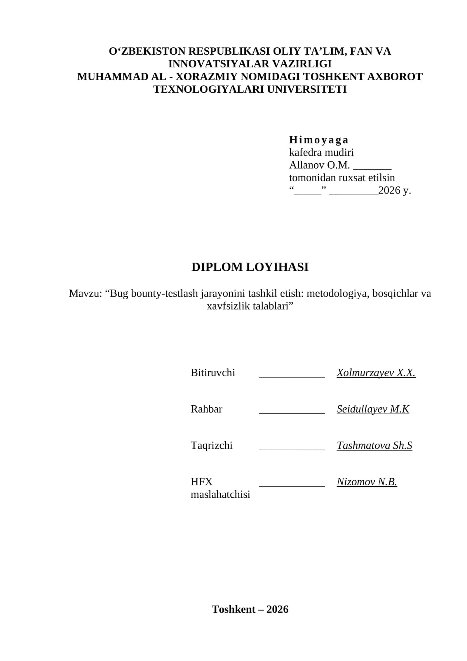 DIPLOM LOYIHASI