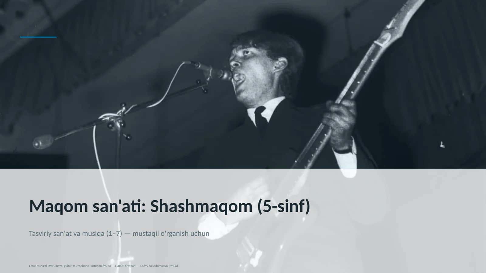 Maqom san'ati: Shashmaqom (5-sinf)
