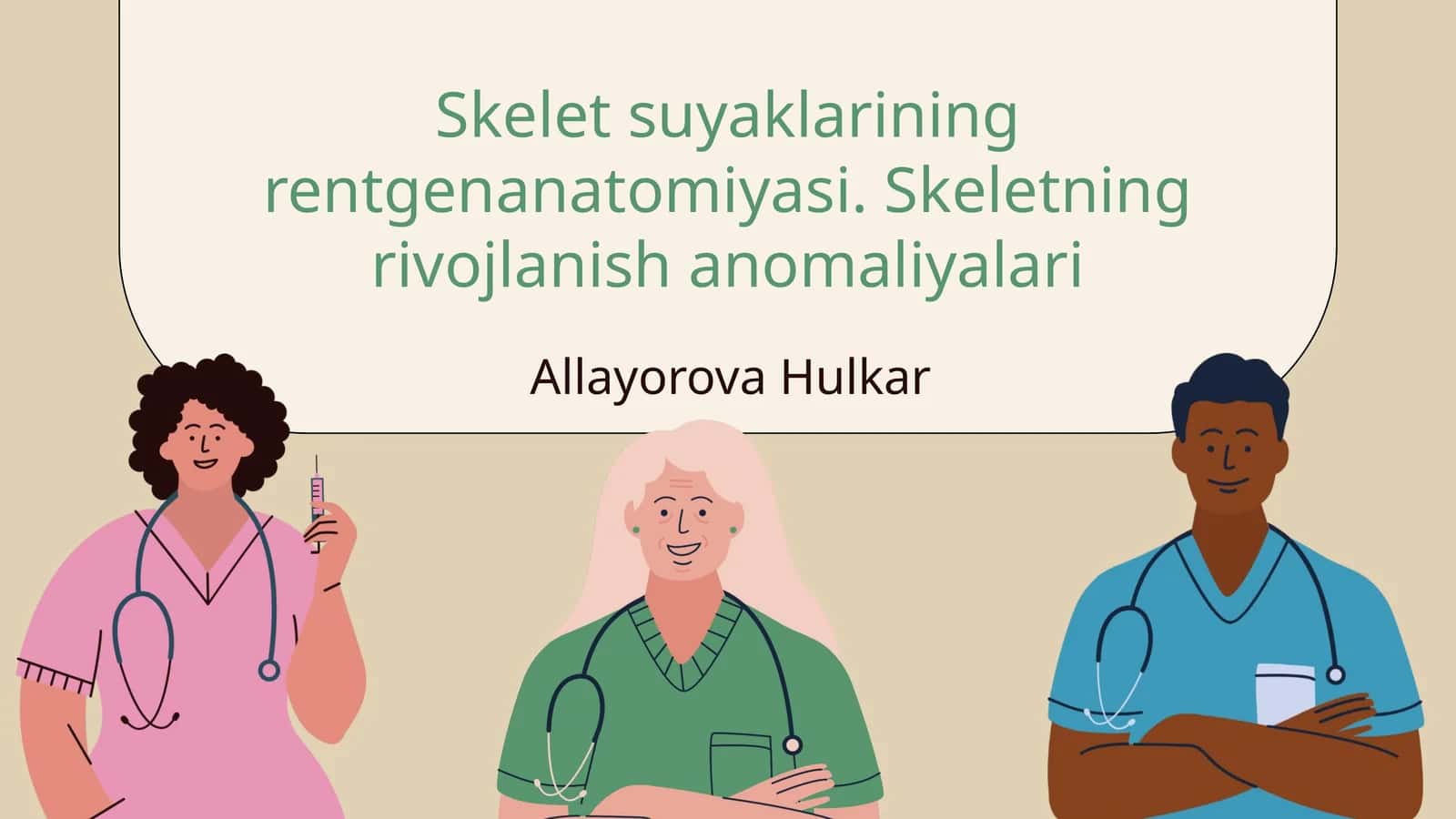 Skelet suyaklarining rentgenanatomiyasi. Skeletning rivojlanish anomaliyalari