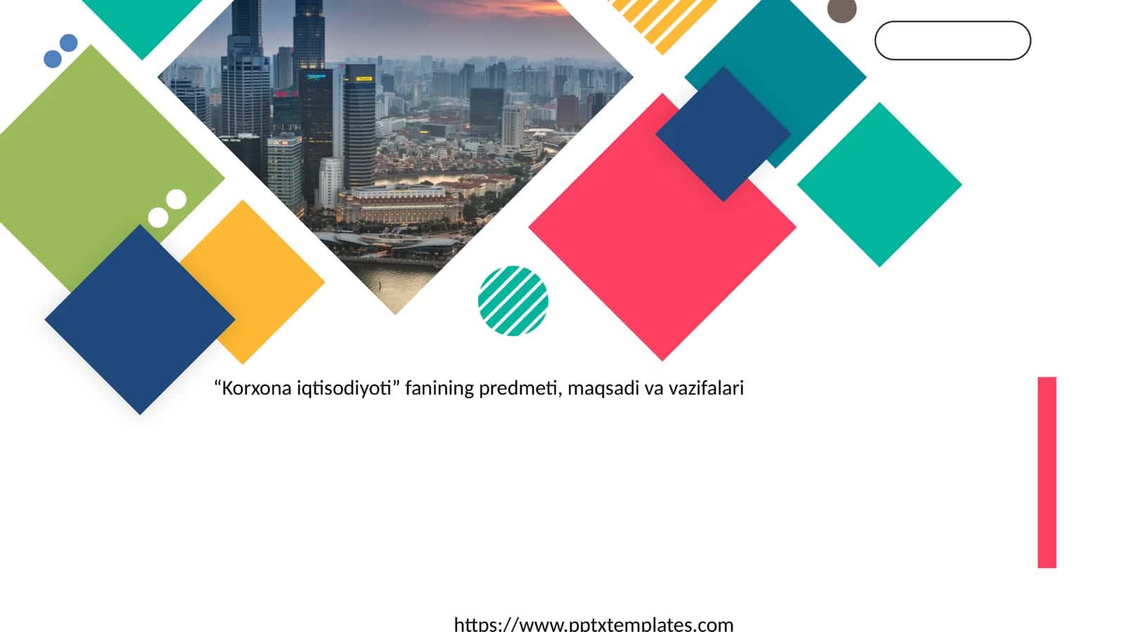 Korxona iqtisodiyoti fanining predmeti, maqsadi va vazifalari