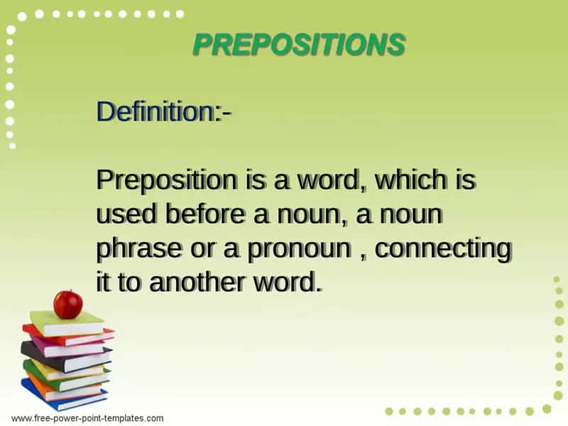 Prepositions