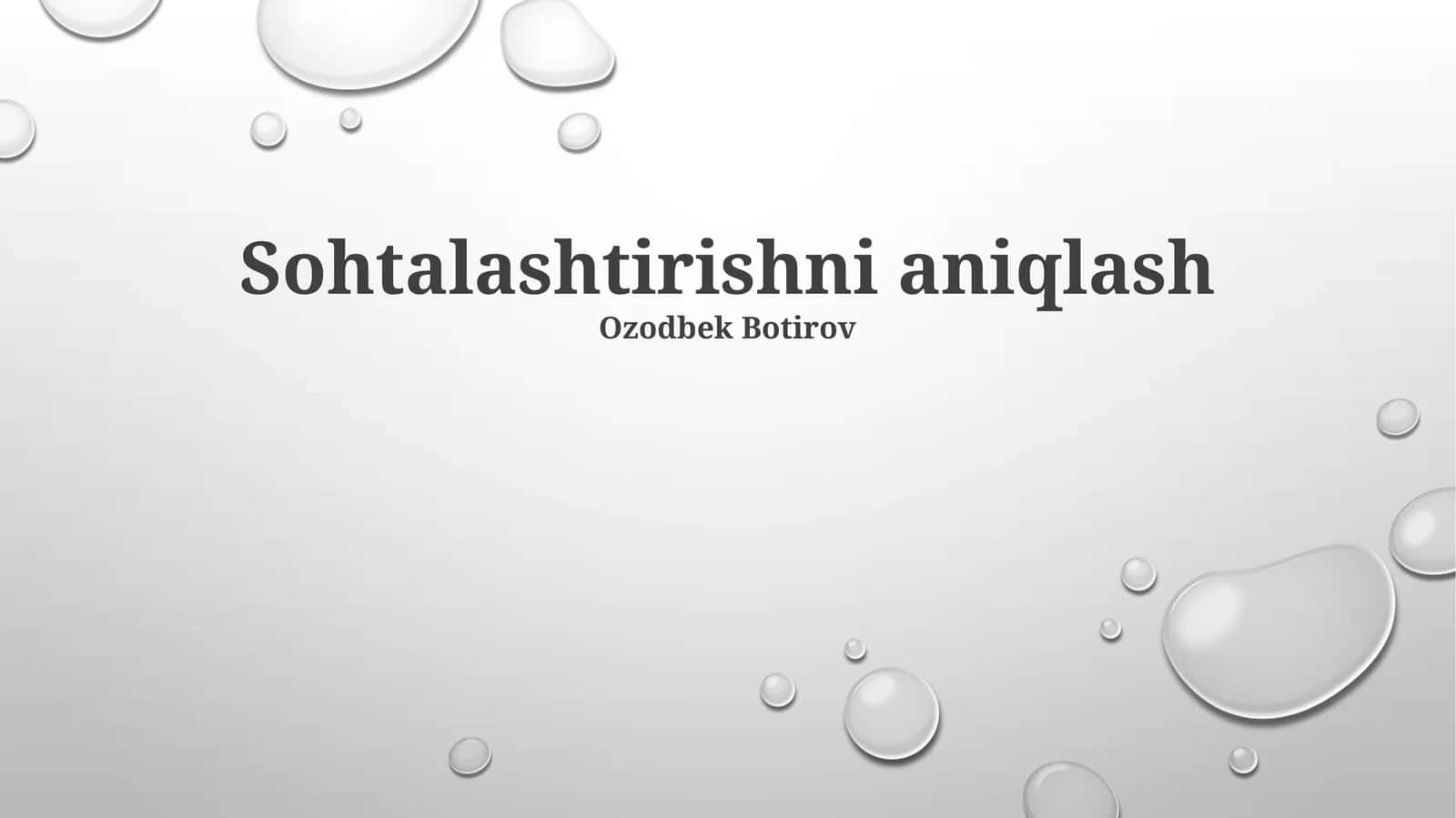 Oqartirish