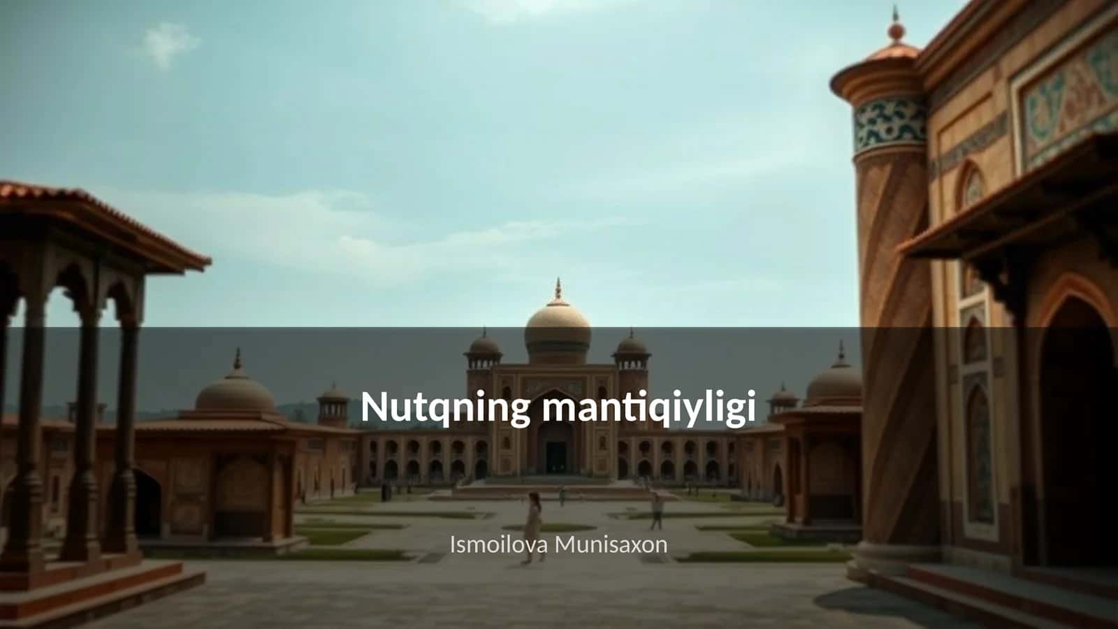 Nutqning mantiqiyligi