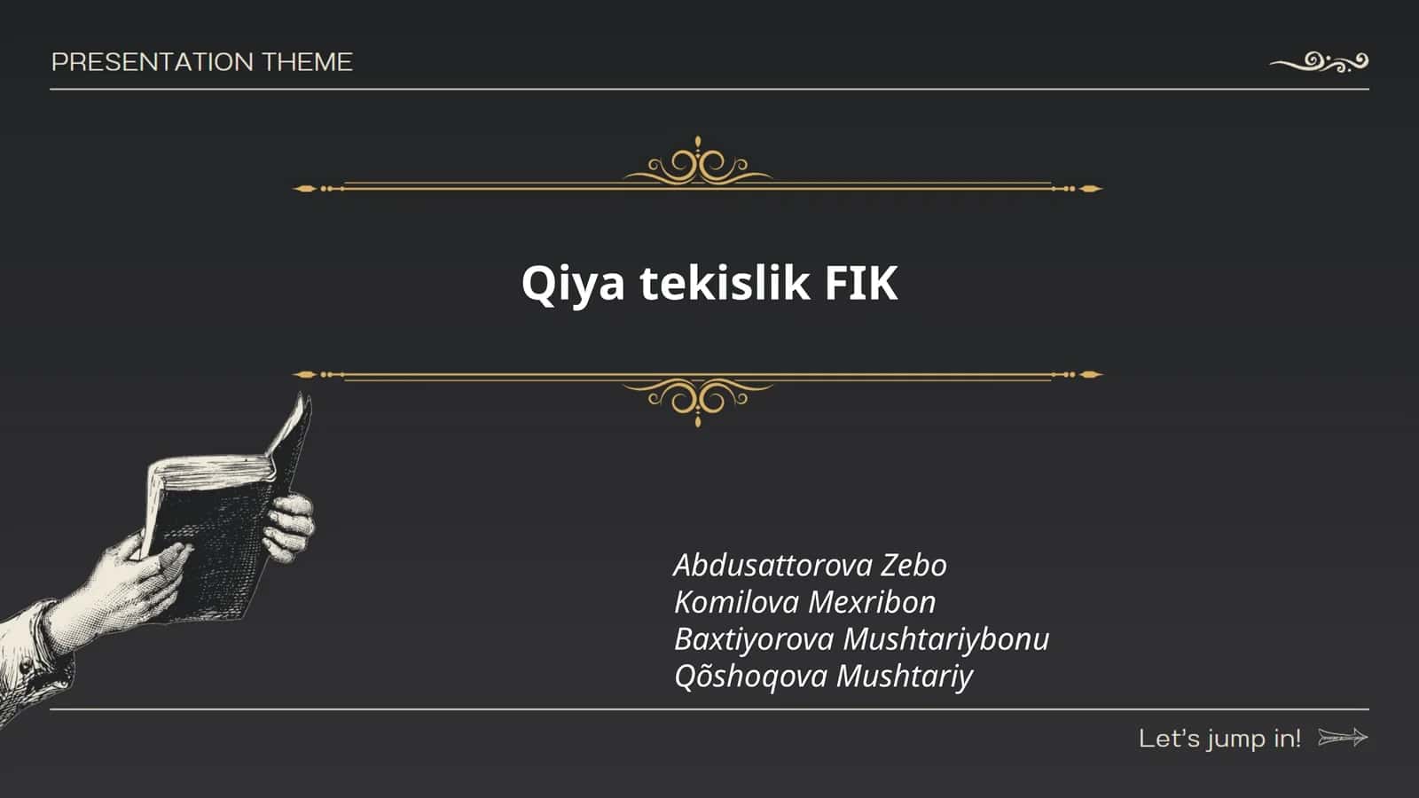 Qiya tekislik FIK