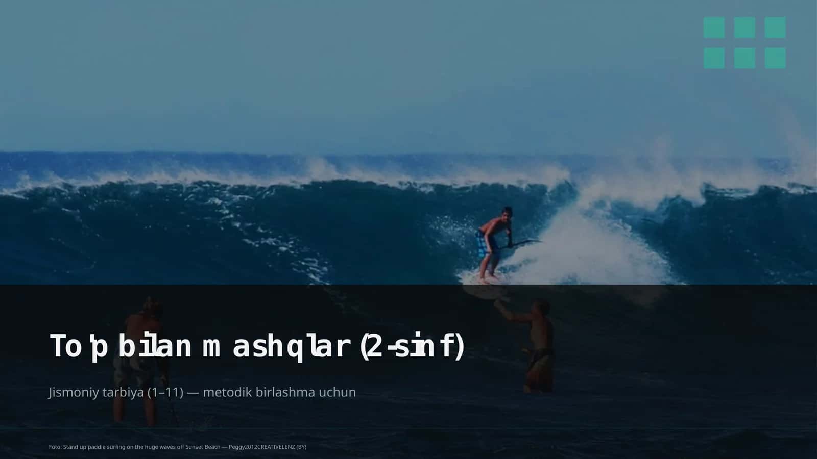 To'p bilan mashqlar (2-sinf)