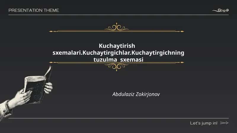 Kuchaytirish sxemalari.Kuchaytirgichlar.Kuchaytirgichning tuzulma sxemasi