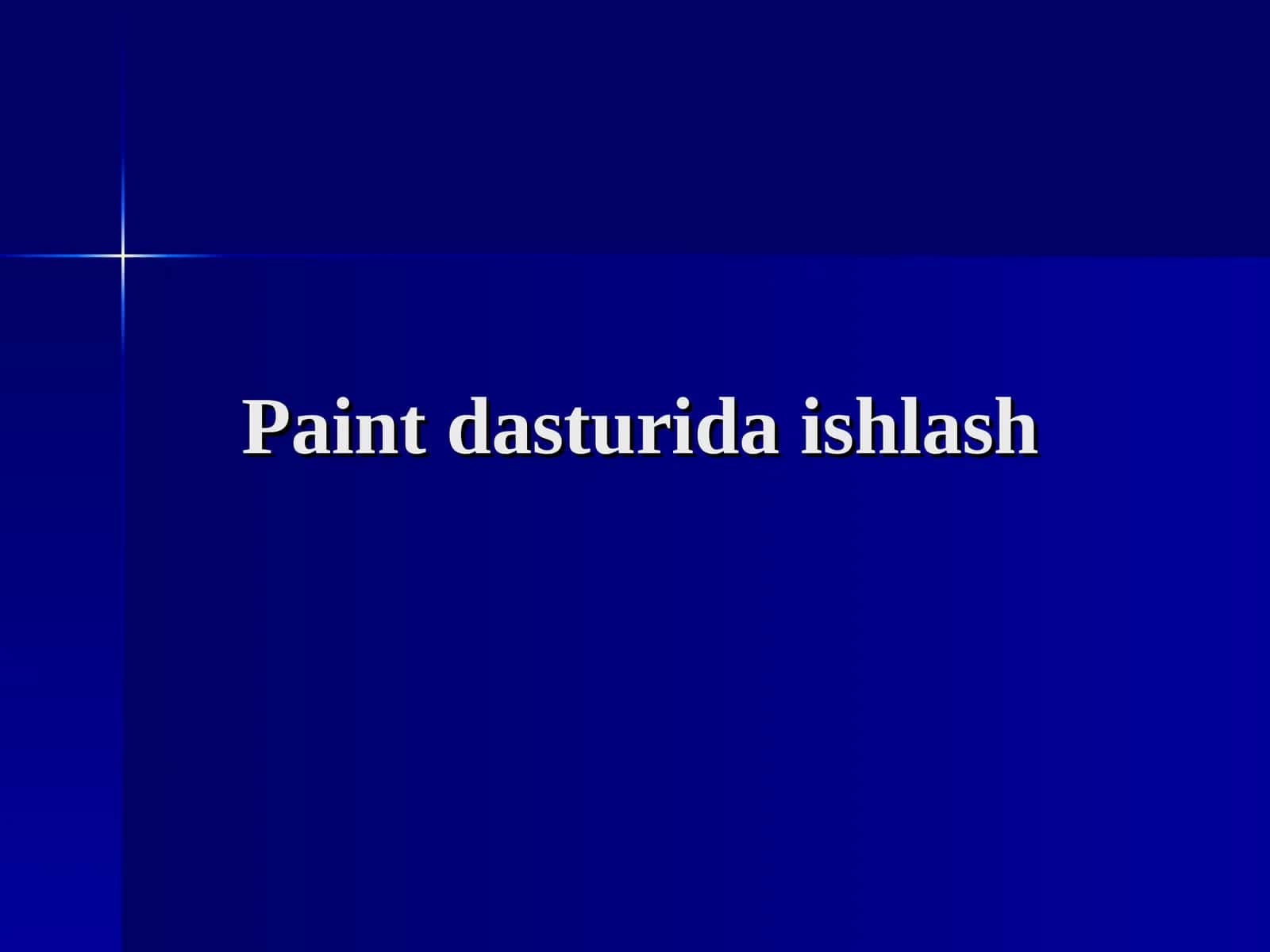 Rasm chizish dasturi