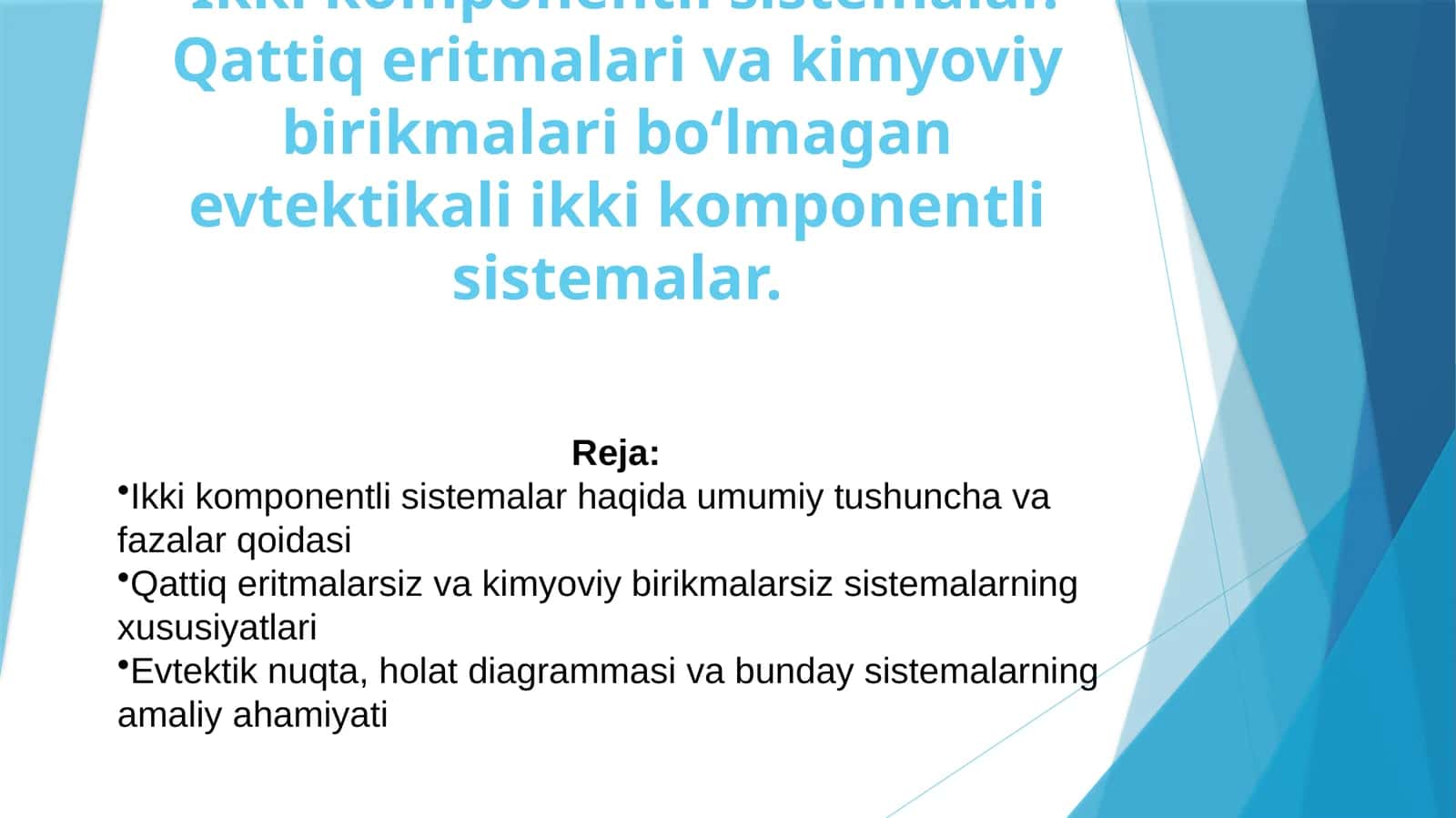 Ikkikomponentli sistemalar