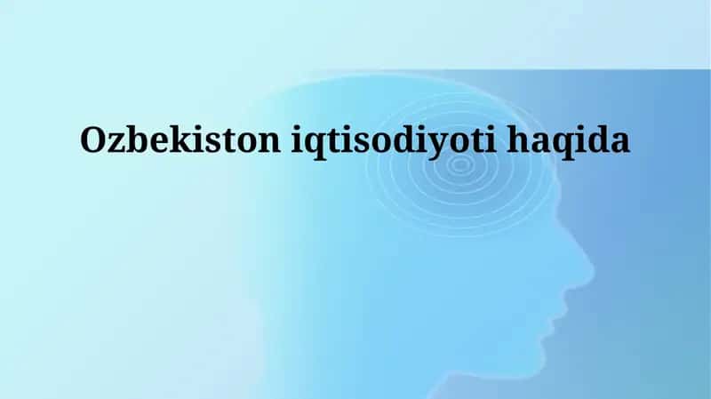O'zbekiston iqtisodiyoti