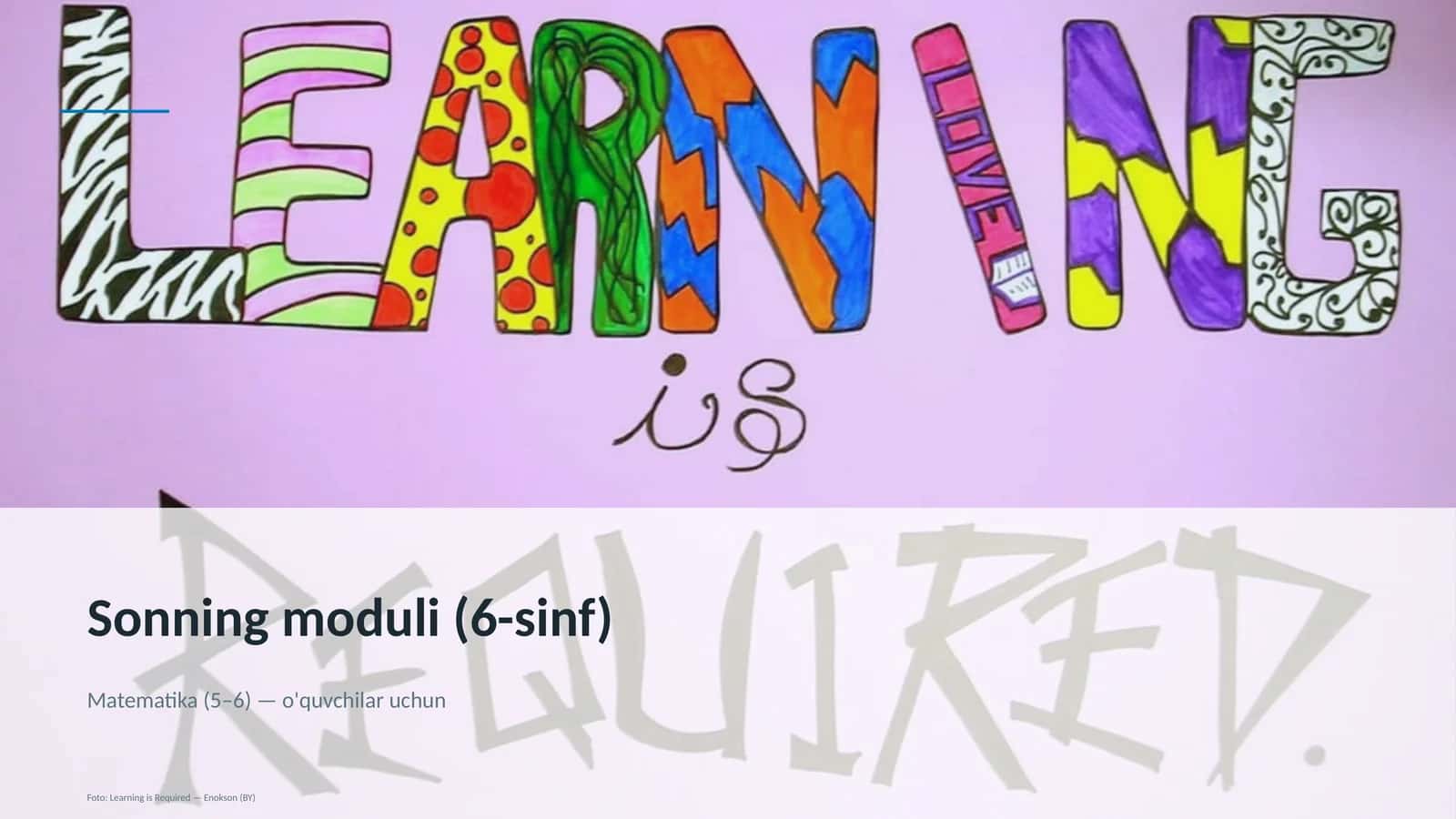 Sonning moduli (6-sinf)