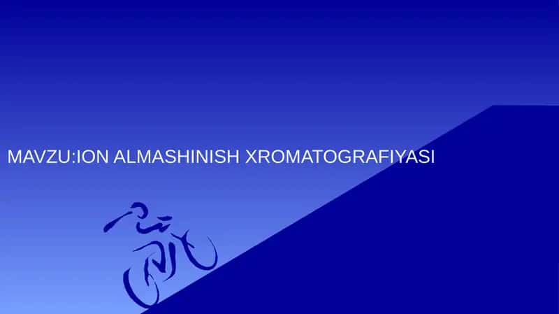 Ion Almashinish Xromatografiyasi