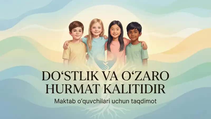 Do‘stlik va o‘zaro hurmat kalitidir