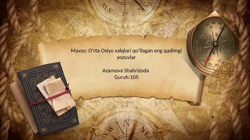 O‘RTA OSIYO MADANIYATI VA TARIXIDAGI AHAMIYATI