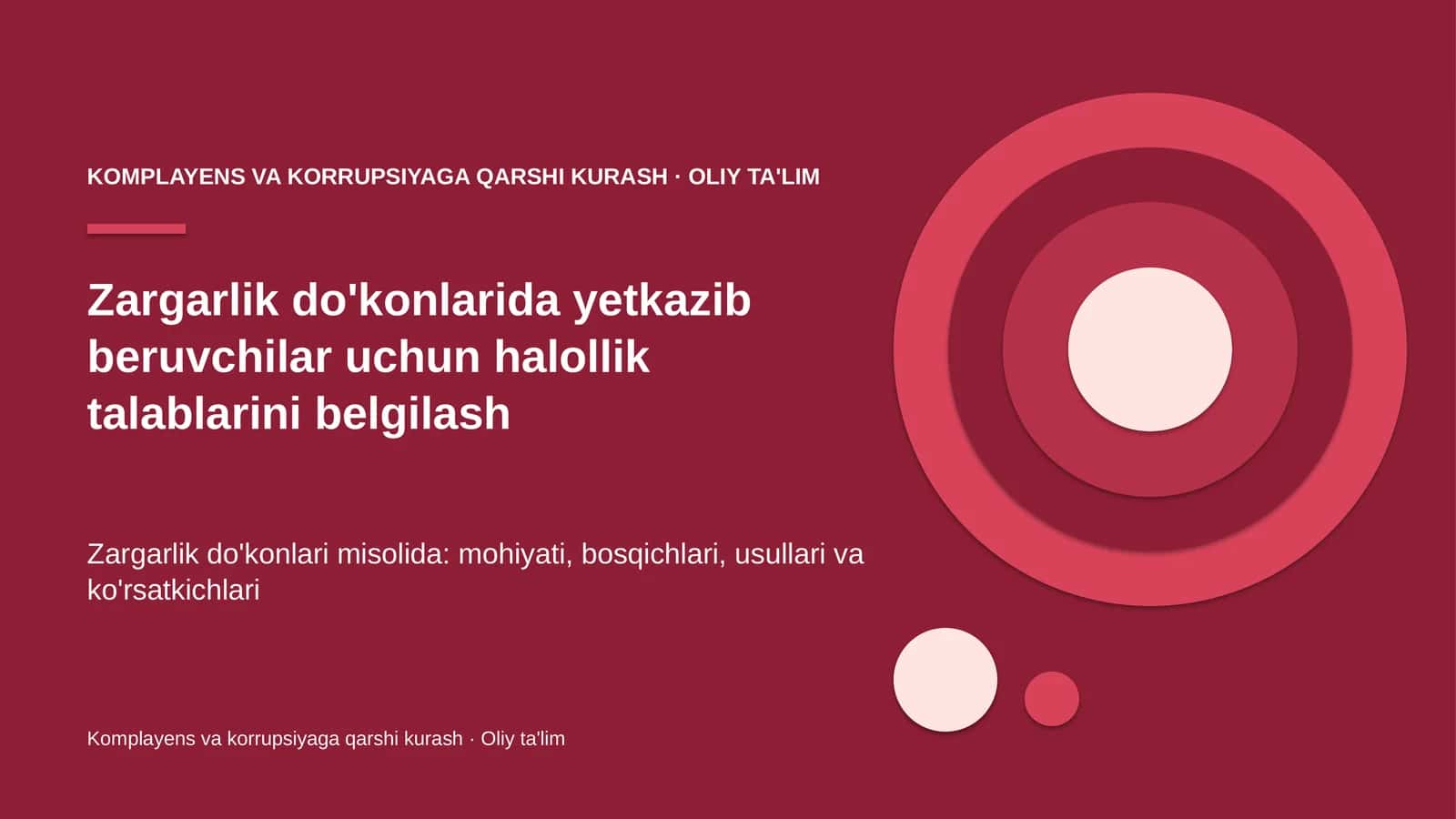 zargarlik do'konlarida yetkazib beruvchilar uchun halollik talablarini belgilash 9451