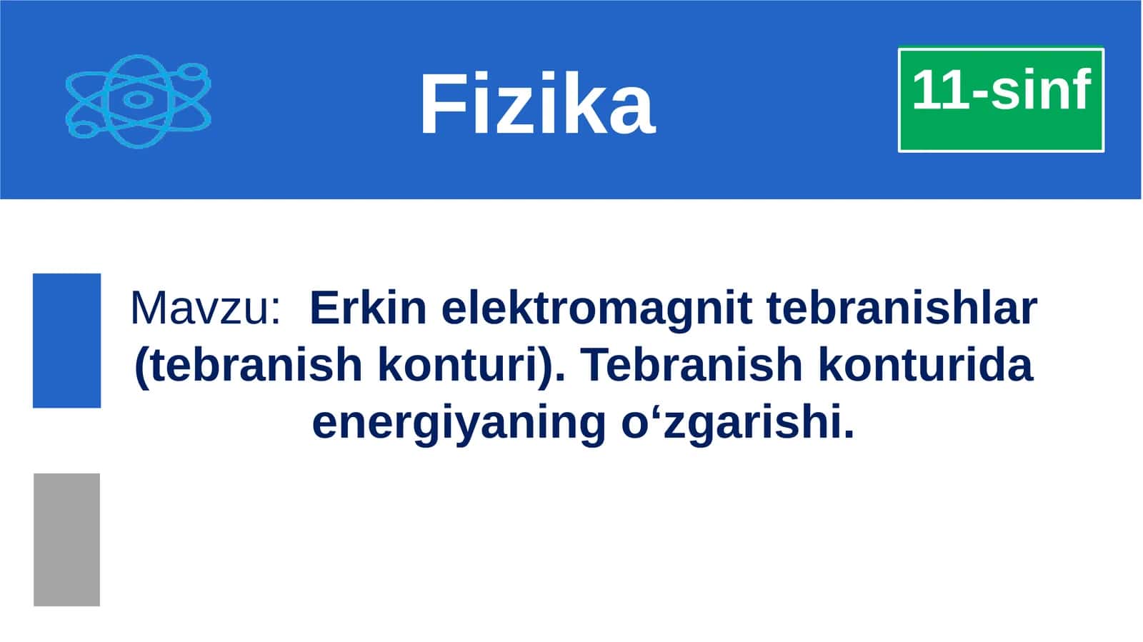 Erkinelektromagnit tebranishlar
