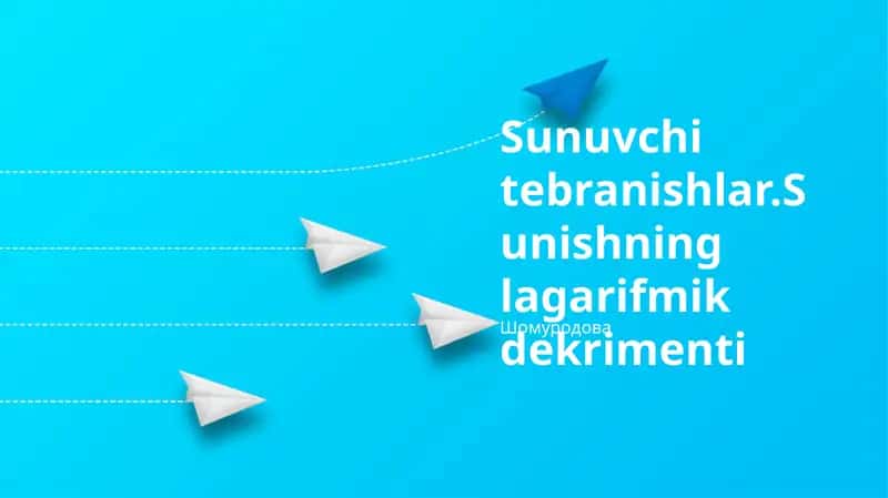 Sunuvchi tebranishlar