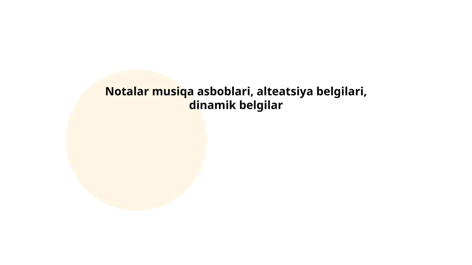 Notalar musiqasi