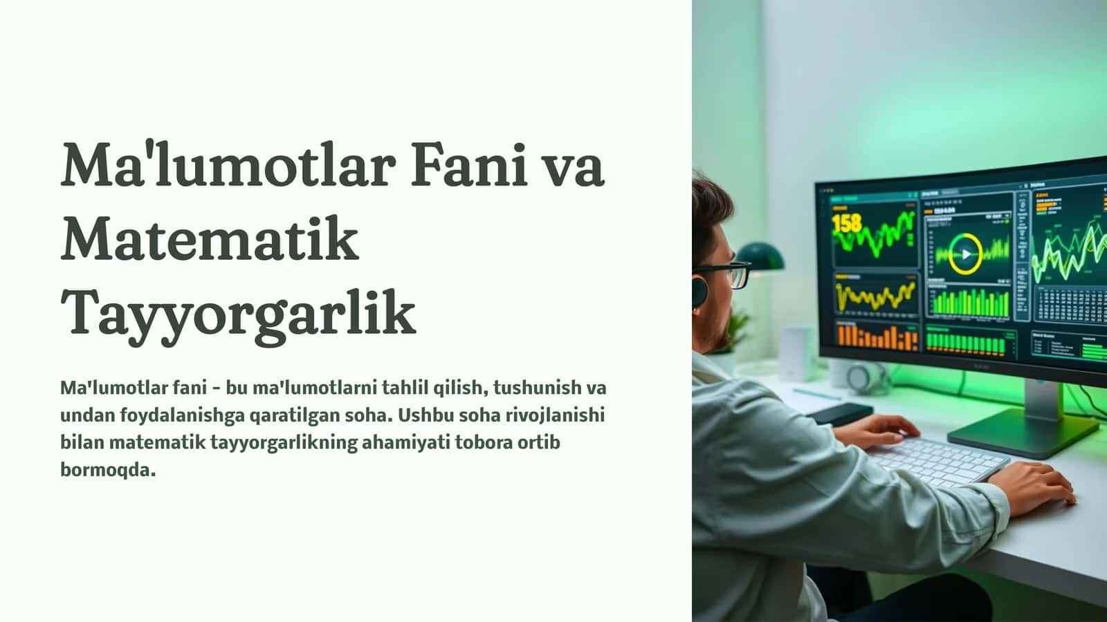 Ma'lumotlar Fani va Matematik Tayyorgarlik
