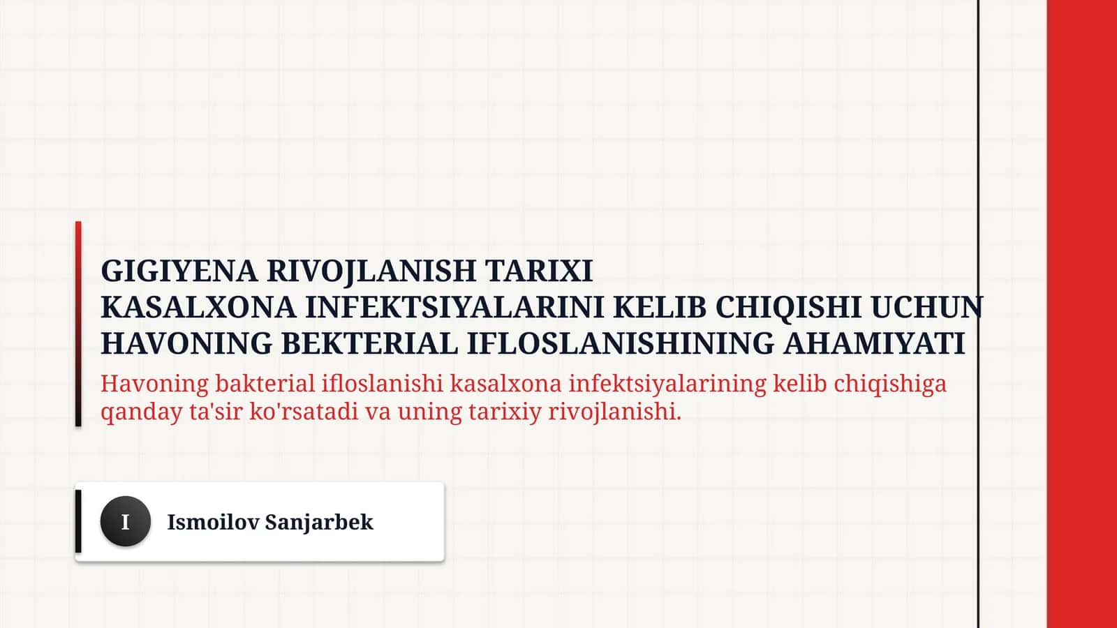 Gigiyena rivojlanish tarixi