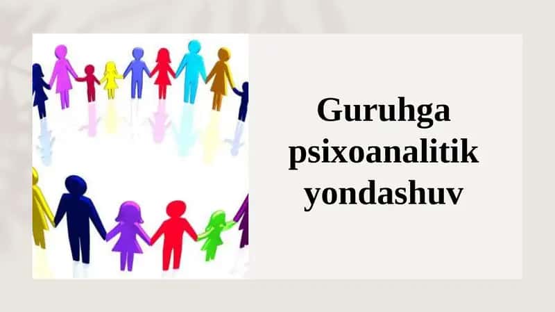 Guruhga psixoanalitik yondashuv slayd