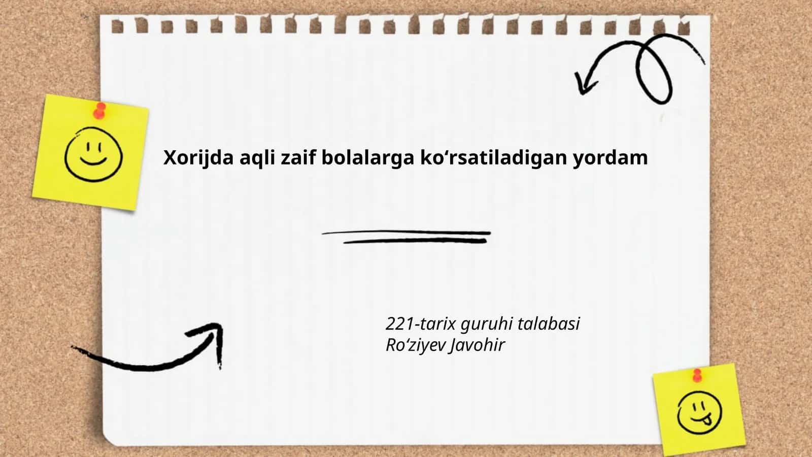 Xorijda aqli zaif bolalarga koʻrsatiladigan yordam