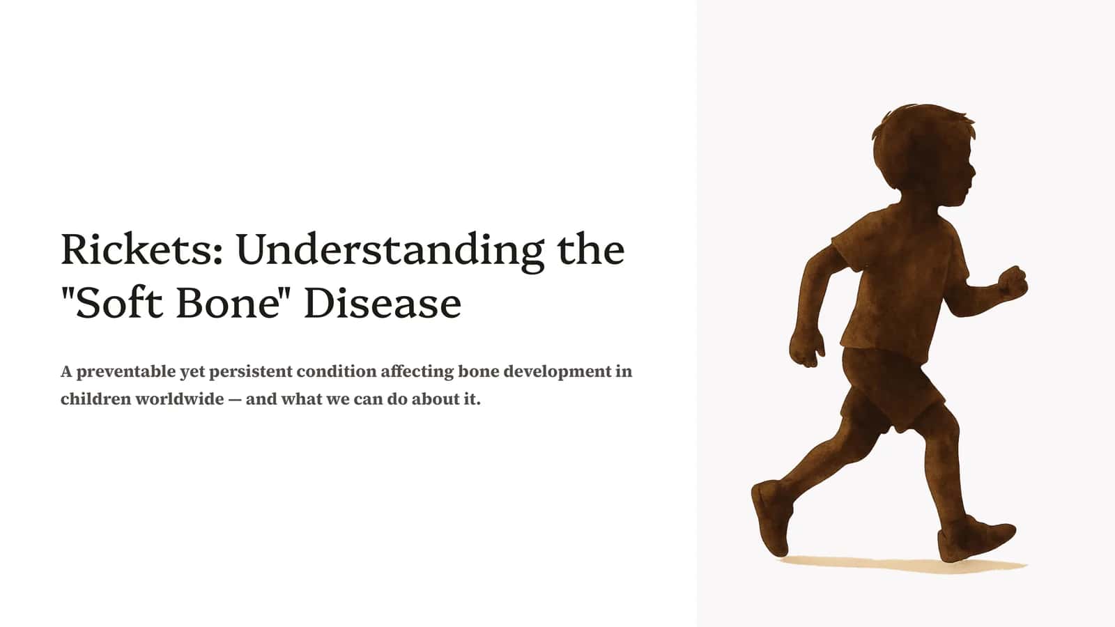 Rickets: Understanding the "Soft Bone" Disease