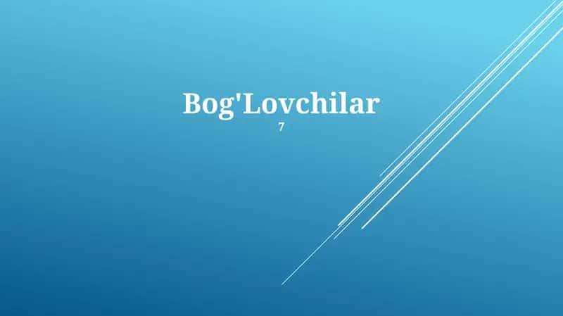 Bog'Lovchilar