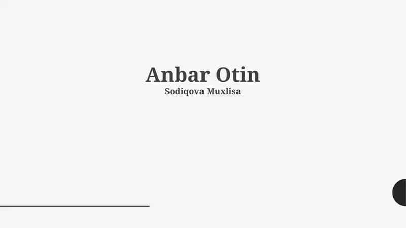Anbar Otin