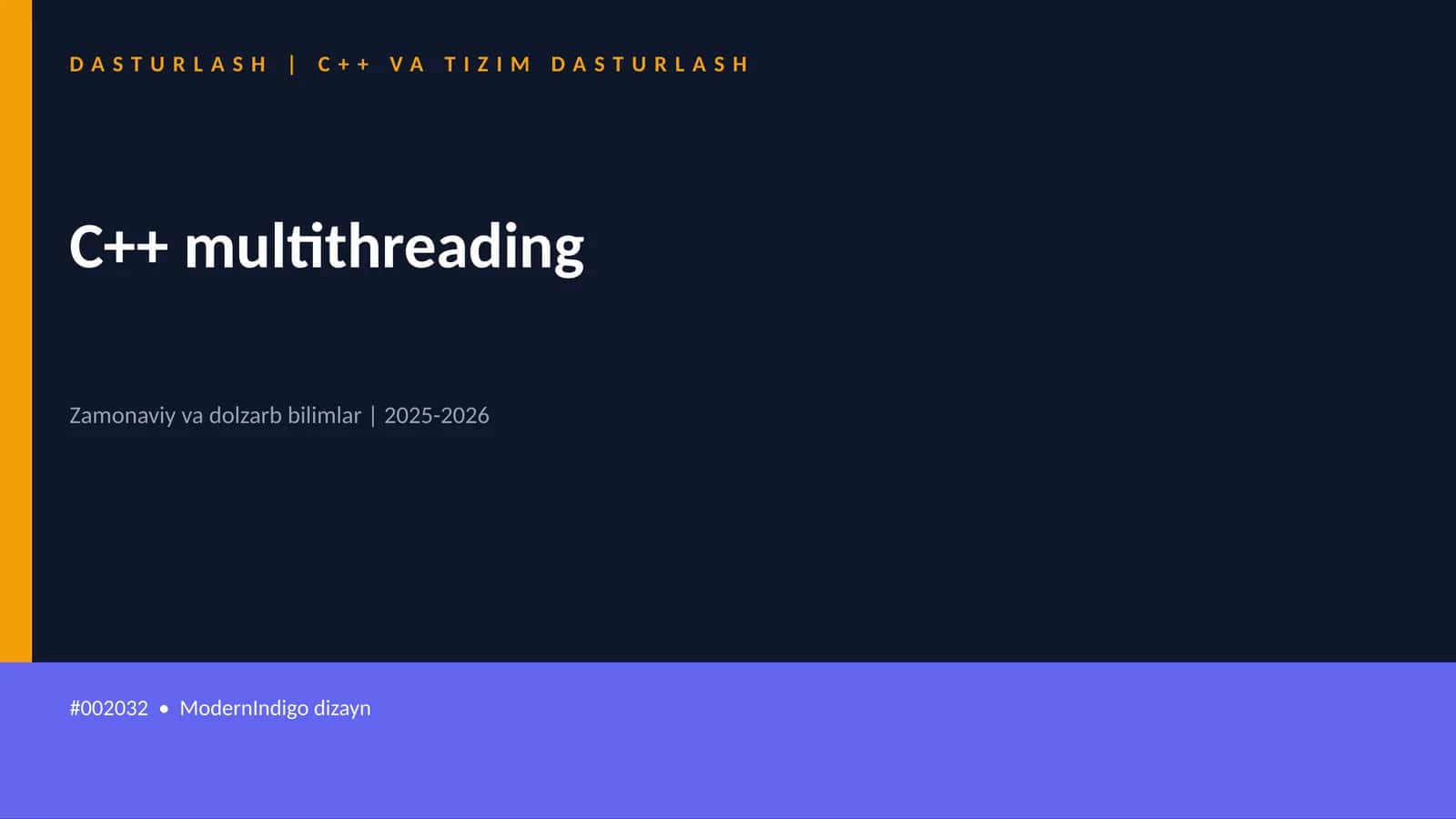 C++ multithreading