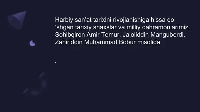 Amir Temur harbiy san’atni rivojlantirishda strategik rejalashtirish
