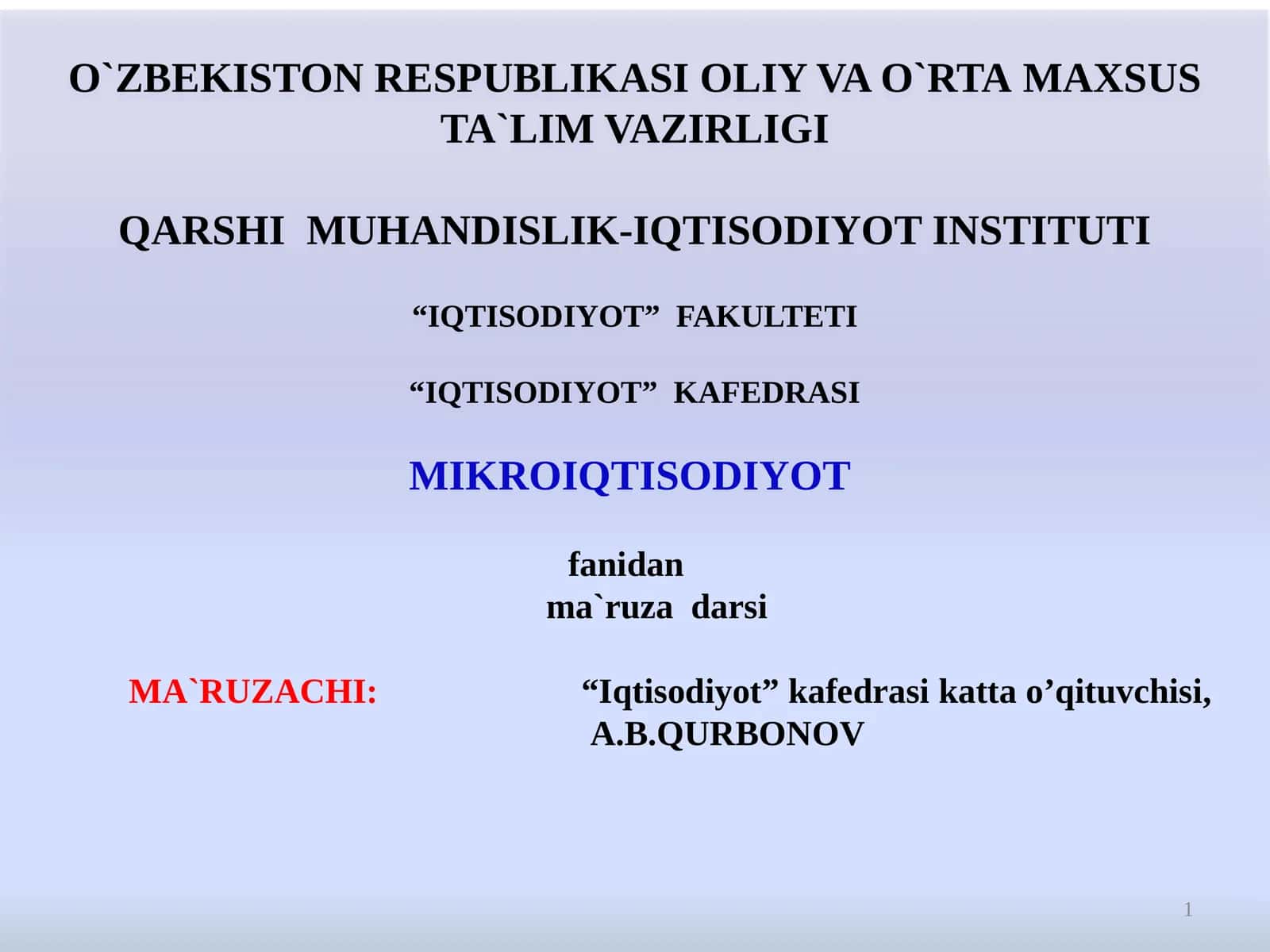 Iste'molchi tanlov nazariyasi