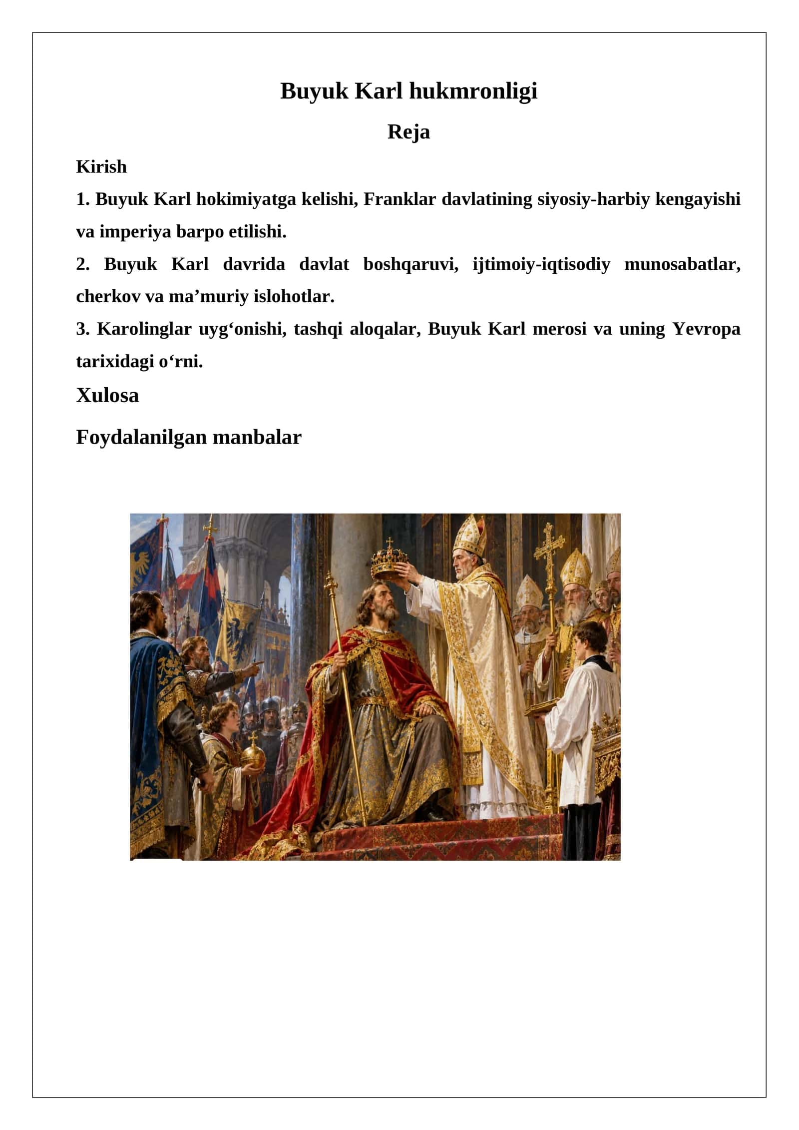 Buyuk Karl hukmronligi