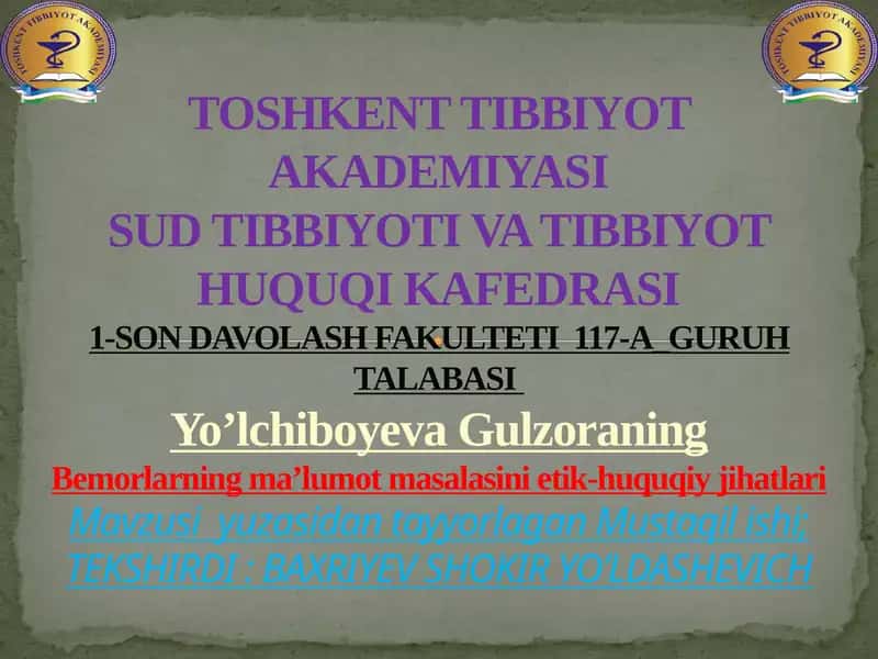 Inson va Fuqarolar Huquqlari