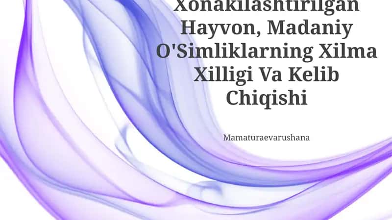 Xonakilashtirilgan Hayvon, Madaniy O'Simliklarning Xilma Xilligi Va Kelib Chiqishi