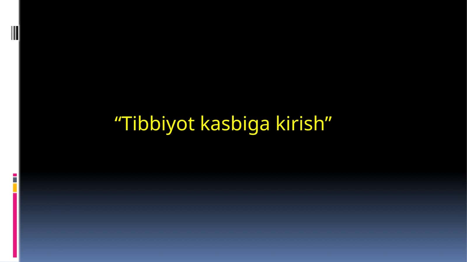 HOZIRGI ZAMON TIBBIYOTIDA YATROGENIYA MUAMMOLARI