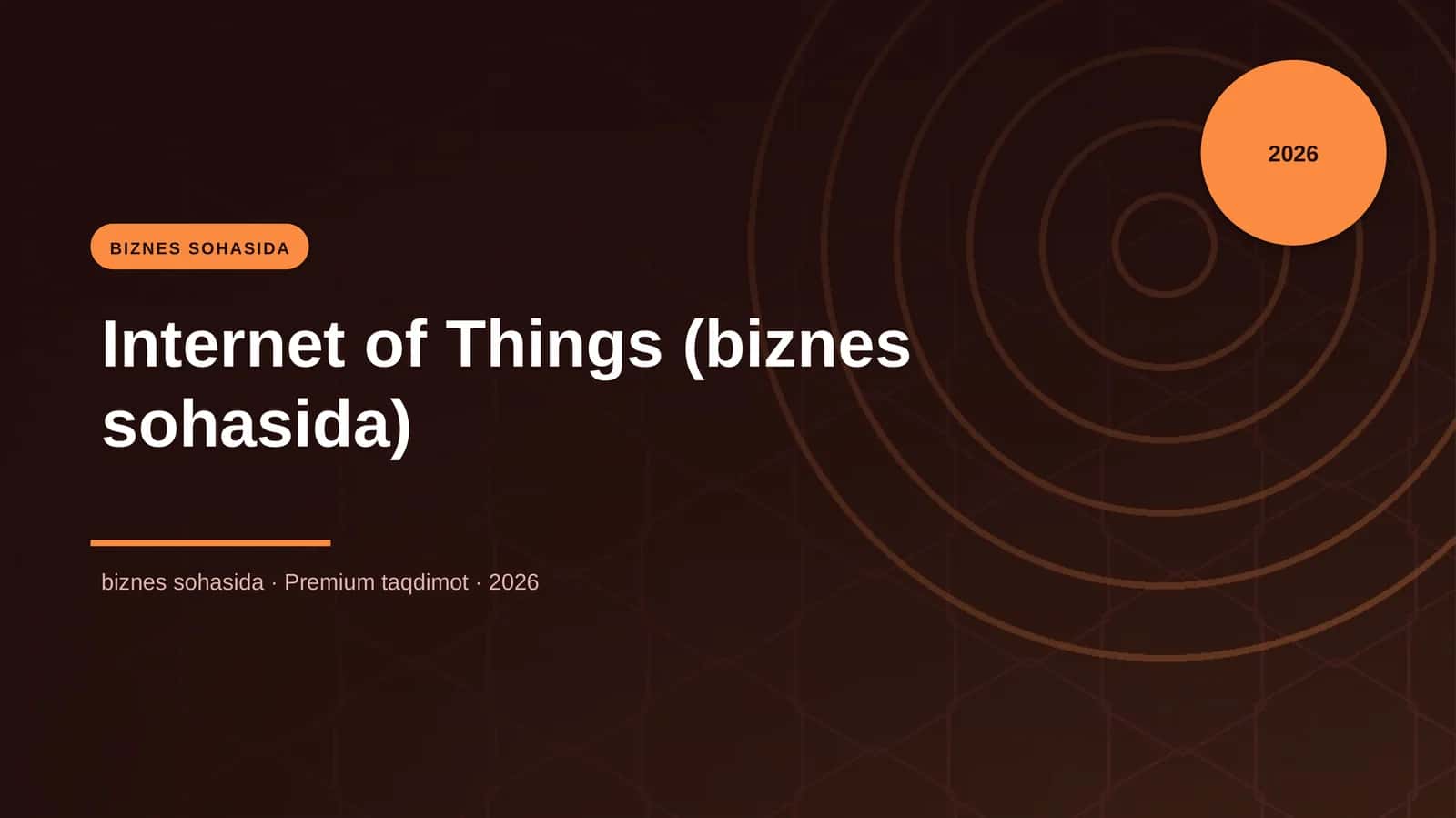 Internet of Things (biznes sohasida)