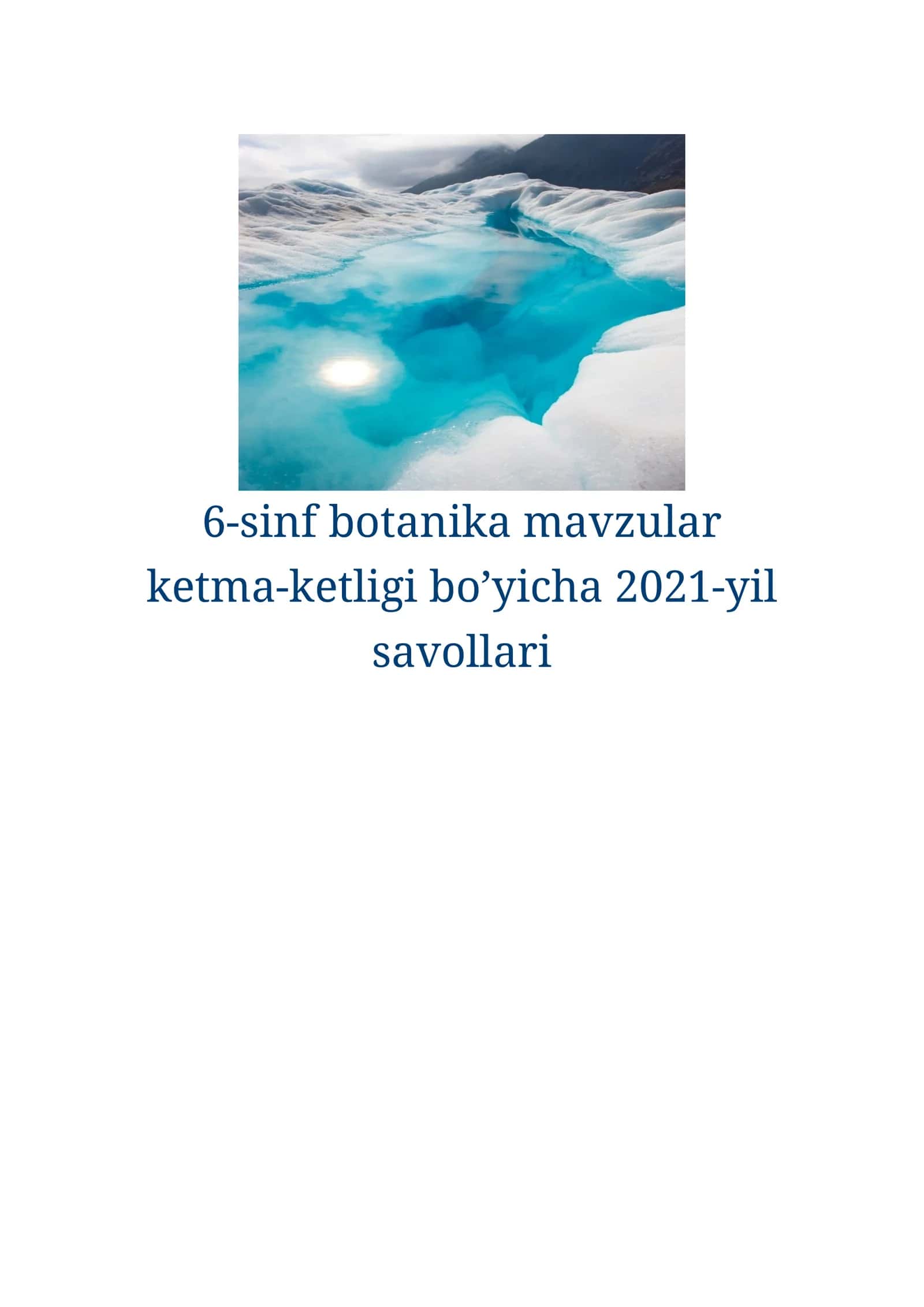 6-sinf botanika