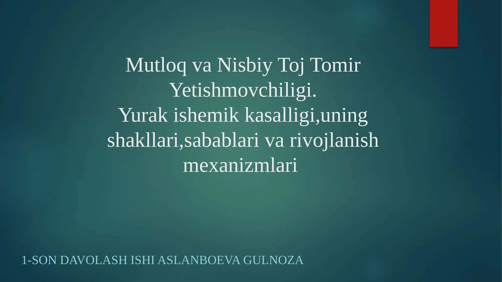 Toj Tomir Yetishmovchiligi