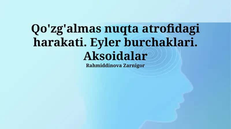 Eyler Burchaklari