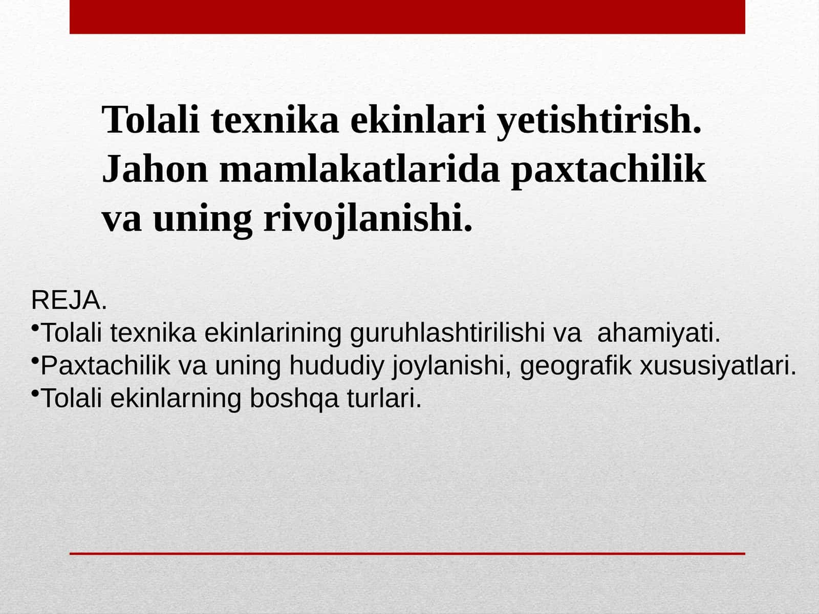 Tolali texnika ekinlari