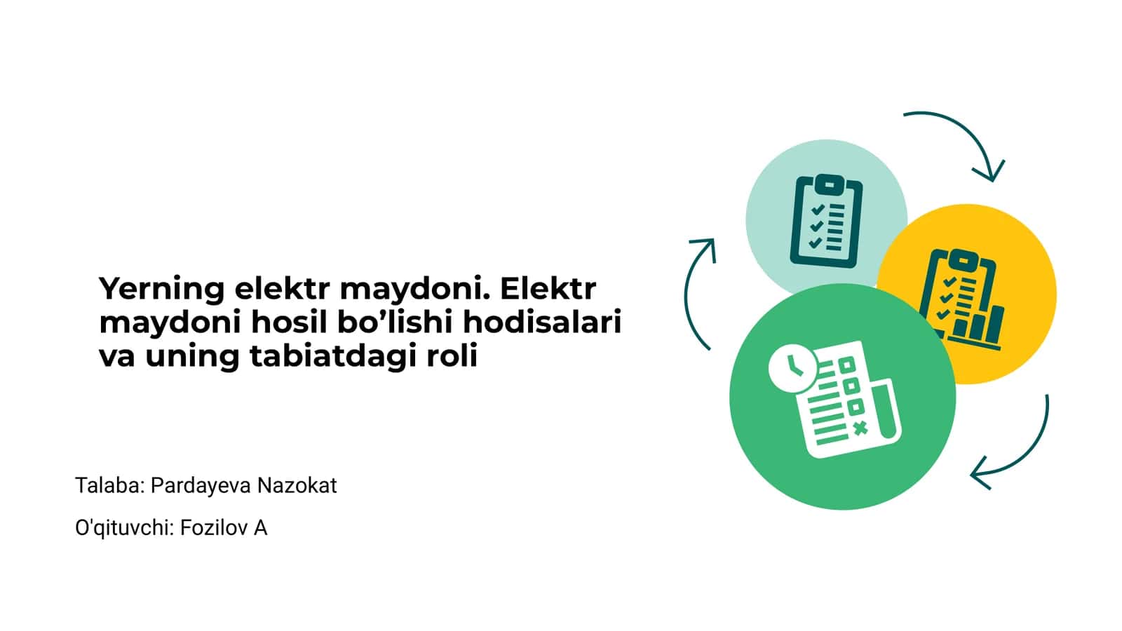 Yerning elektr maydoni