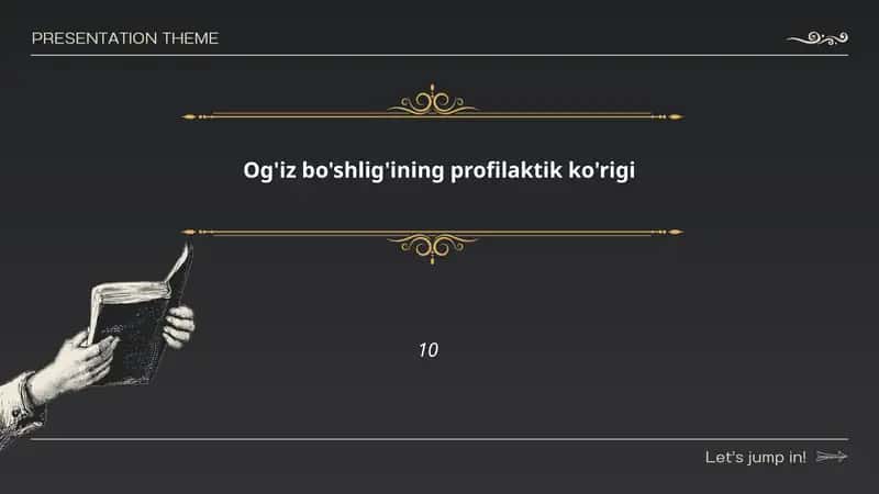 Og'iz bo'shlig'ining profilaktik ko'rigi