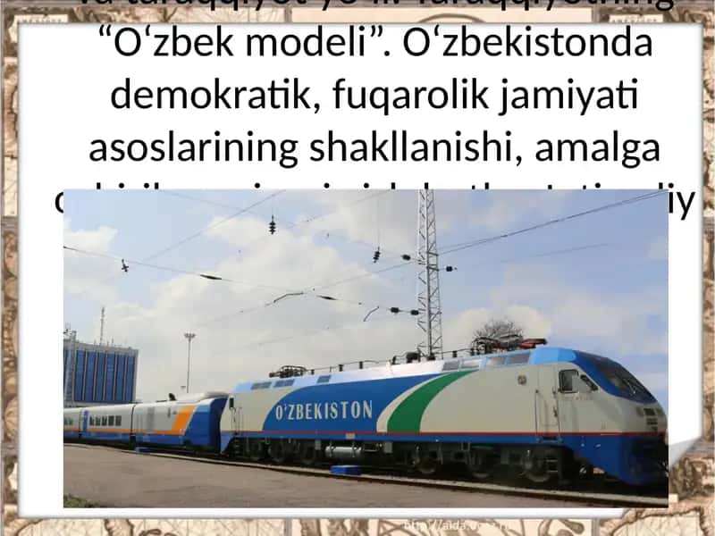 O‘zbekistonda Mustaqil Rivojlanishning Yo‘li