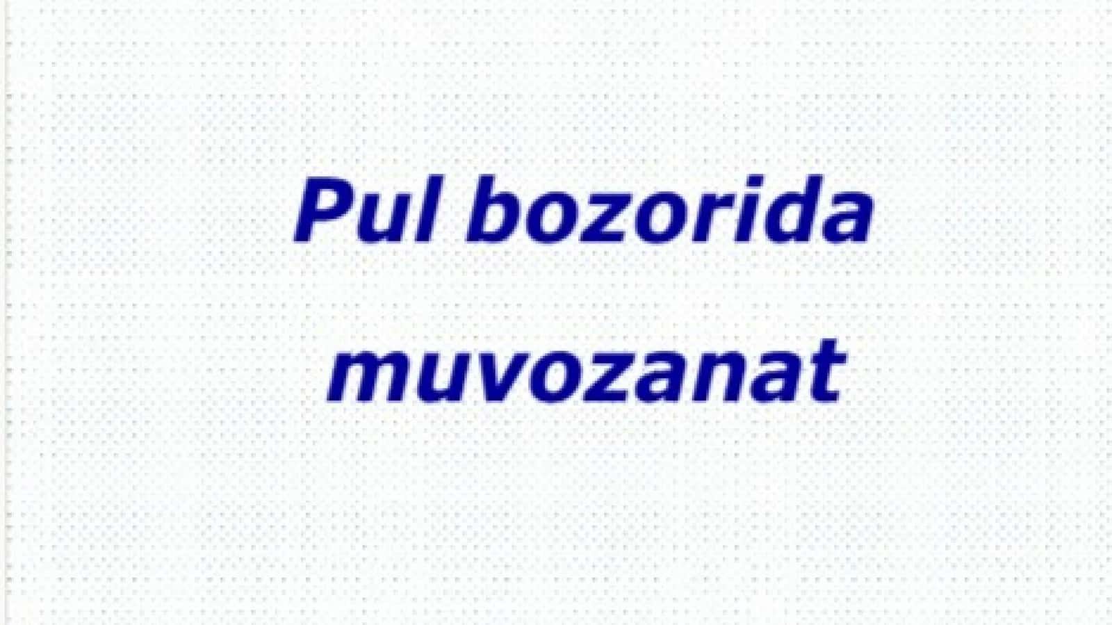 Pul mablag`larini o`tqizishning o`zgargan xususiyatlari va mustahkamlar