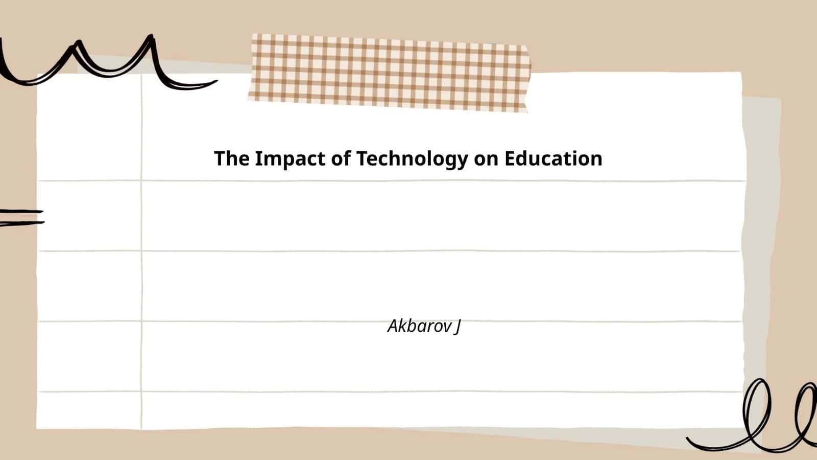 The Impact of Technology on Education